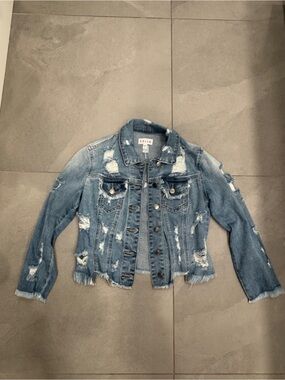 Cello ripped denim jacket